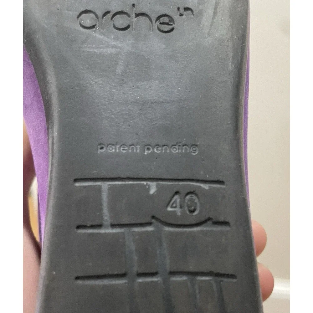 Arche purple suede